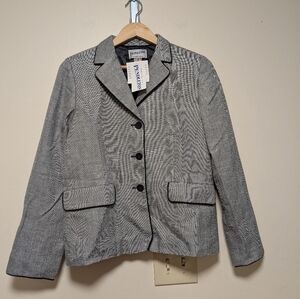 Pendleton Wool-Blend Gray Blazer – Women’s Size 8 (NWT)